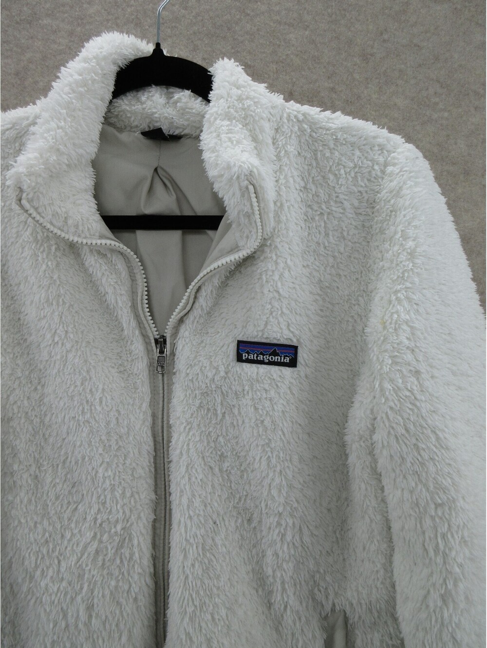 Patagonia Women’s Los Gatos Full Zip Fleece Jacket Birch White Medium - Picture 2 of 6
